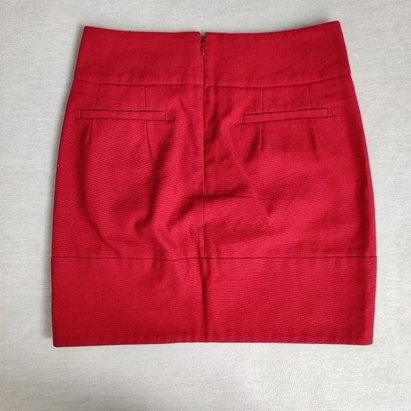 SANDRA Angelozzi Women's Red Linen Mini Skirt Size EU 30 US 00 - Picture 3 of 9